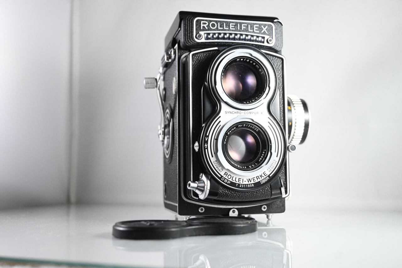 ROLLEIFLEX 75 3.5 TESSAR CARL ZEISS VERSIONE T2 o T3 1970 Usato